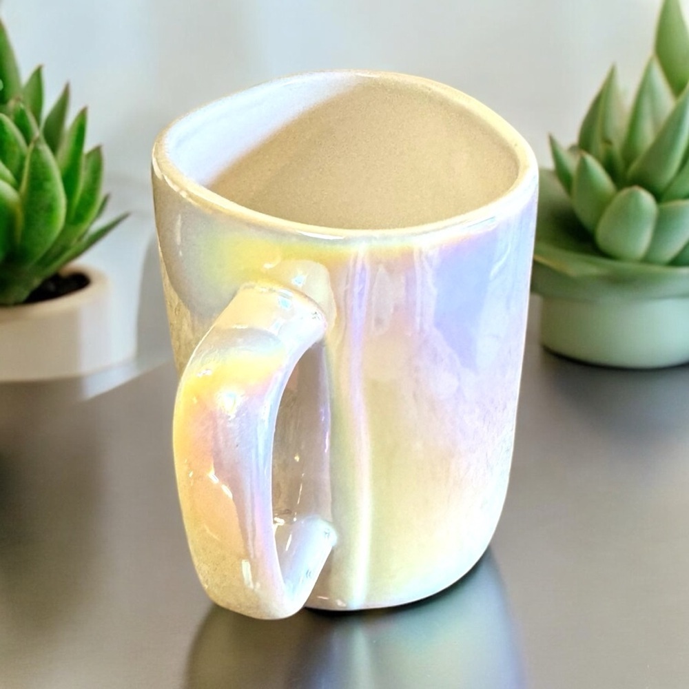 Graduation Present Idea RAE DUNN “SHINE BRIGHT” MUG Shimmering Iridescent Finish - Picture 10 of 17